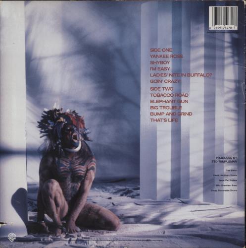 David Lee Roth Eat 'Em And Smile vinyl LP album (LP record) US DLRLPEA564930