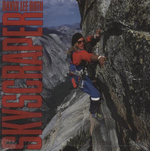David Lee Roth Skyscraper + Opened Shrink vinyl LP album (LP record) UK DLRLPSK777523