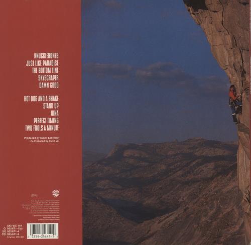 David Lee Roth Skyscraper vinyl LP album (LP record) UK DLRLPSK330501