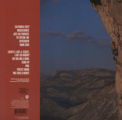 David Lee Roth Skyscraper vinyl LP album (LP record) UK DLRLPSK517576