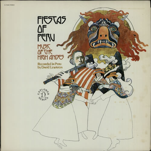David Lewiston Fiestas Of Peru (Music Of The High Andes) vinyl LP album (LP record) US G80LPFI631371