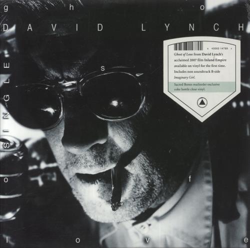 David Lynch Ghost Of Love - Coke Bottle Clear Vinyl - Sealed 7" vinyl single (7 inch record / 45) US D4607GH860247