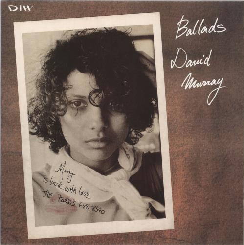 David Murray Ballads vinyl LP album (LP record) Japanese DD7LPBA734312