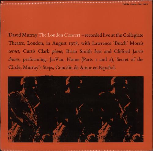 David Murray The London Concert 2-LP vinyl record set (Double LP Album) UK DD72LTH706035