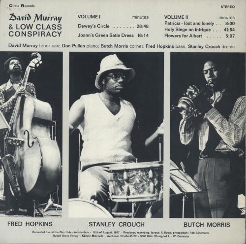 David Murray Vol. I: Penthouse Jazz vinyl LP album (LP record) German DD7LPVO706055