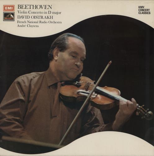 David Ostrakh Beethoven: Violin Concerto in D Major, Op.61 vinyl LP album (LP record) UK DWVLPBE757254