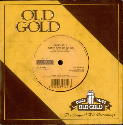 David Soul Don't Give Up On Us 7" vinyl single (7 inch record / 45) UK UVD07DO520084