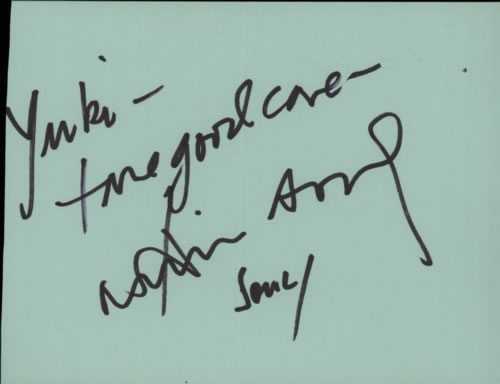 David Soul Page From An Autograph Book memorabilia UK UVDMMPA601774