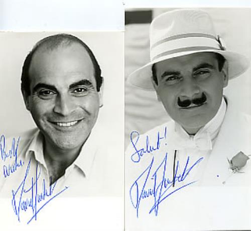 David Suchet Hercule Poirot Set memorabilia UK DS3MMHE283136