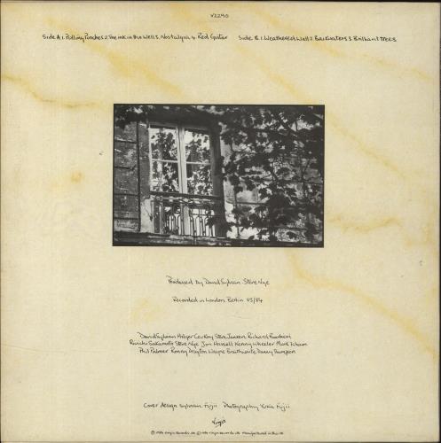 David Sylvian Brilliant Trees - EX vinyl LP album (LP record) UK SYLLPBR109169