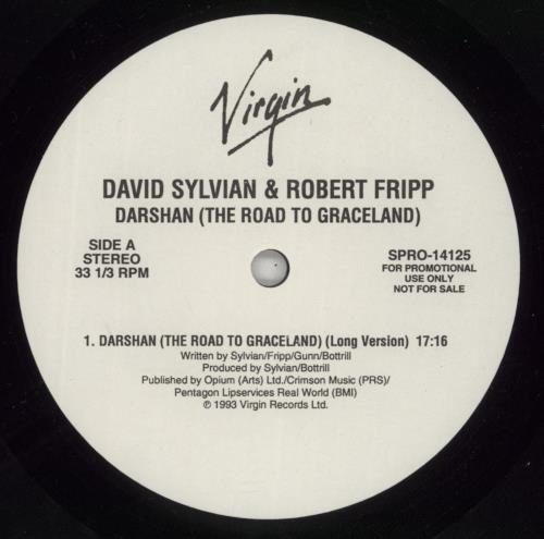 David Sylvian Darshan - EX 12" vinyl single (12 inch record / Maxi-single) US SYL12DA864656