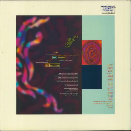 David Sylvian Darshan - Promo Stickered 12" vinyl single (12 inch record / Maxi-single) UK SYL12DA823418