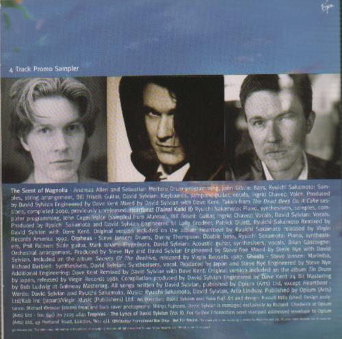 David Sylvian Everything And Nothing CD single (CD5 / 5") UK SYLC5EV169677
