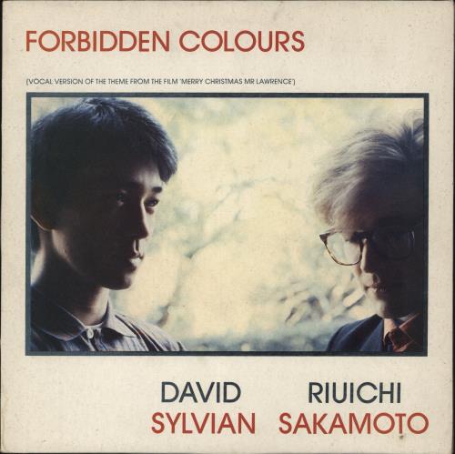 David Sylvian Forbidden Colours - EX 12" vinyl single (12 inch record / Maxi-single) UK SYL12FO39723
