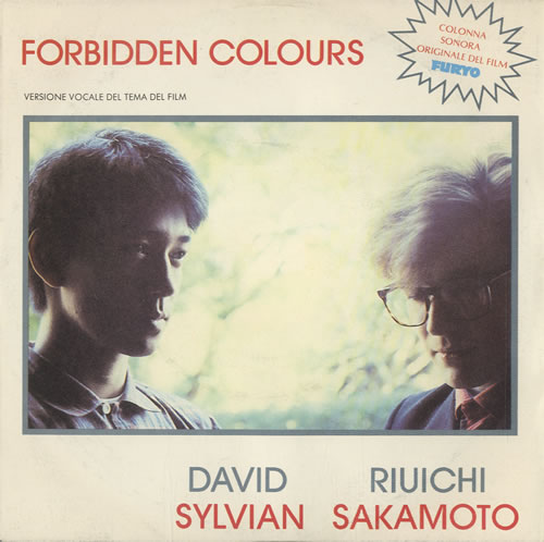 David Sylvian Forbidden Colours 7" vinyl single (7 inch record / 45) Italian SYL07FO463190