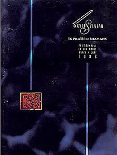 David Sylvian In Praise Of Shamans tour programme UK SYLTRIN24732