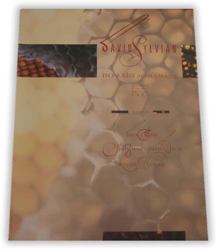 David Sylvian In Praise Of The Shamens poster UK SYLPOIN410364