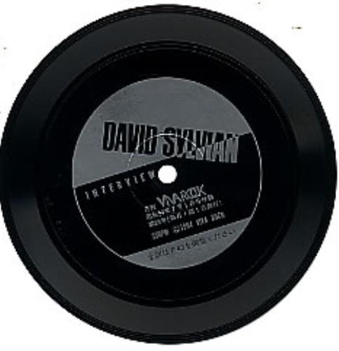David Sylvian Interview - 5" flexi 7" vinyl single (7 inch record / 45) Japanese SYL07IN208964