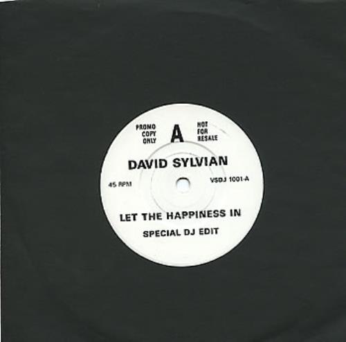 David Sylvian Let The Happiness In 7" vinyl single (7 inch record / 45) UK SYL07LE27751