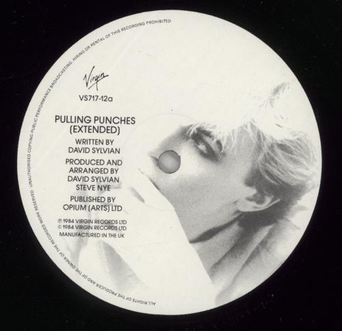 David Sylvian Pulling Punches 12" vinyl single (12 inch record / Maxi-single) UK SYL12PU34176