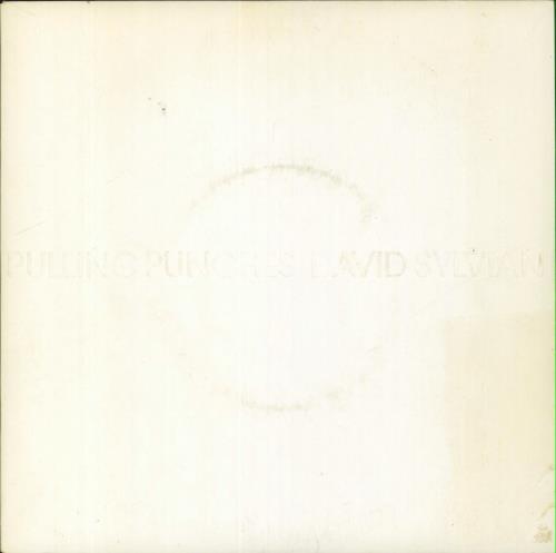 David Sylvian Pulling Punches 7" vinyl single (7 inch record / 45) UK SYL07PU815431
