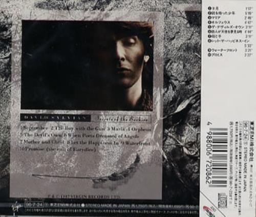David Sylvian Secrets Of The Beehive CD album (CDLP) Japanese SYLCDSE04113