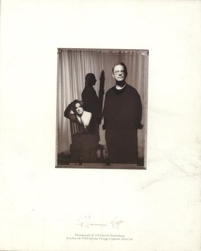 David Sylvian The First Day tour programme Italian SYLTRTH70455