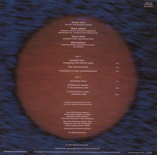 David Torn Cloud About Mercury vinyl LP album (LP record) German EKWLPCL699923