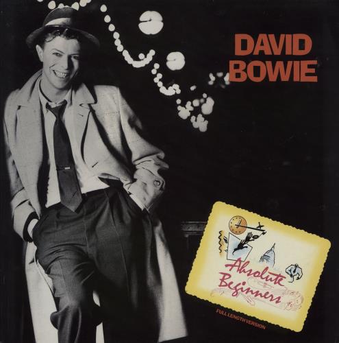 David Bowie Absolute Beginners + Insert - EX 12" vinyl single (12 inch record / Maxi-single) UK BOW12AB751582