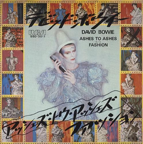 David Bowie Ashes To Ashes Japanese Promo 7" vinyl single (7 inch