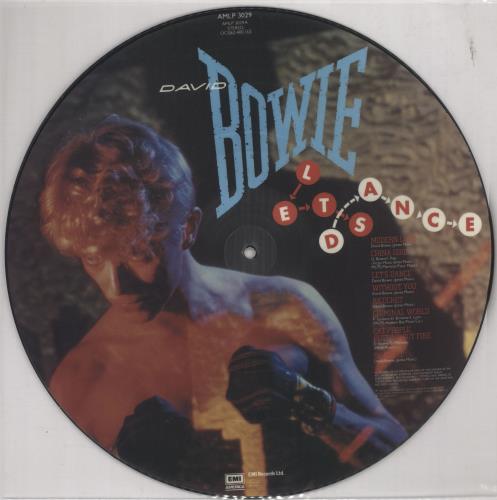 David Bowie Let's Dance picture disc LP (vinyl picture disc album) UK BOWPDLE16244