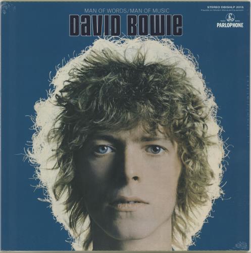 David Bowie Man Of Words / Man Of Music - Blue Vinyl + Sealed vinyl LP album (LP record) Dutch BOWLPMA652339