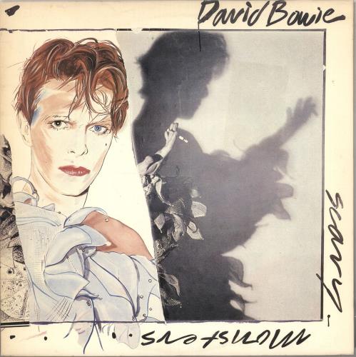 David Bowie Scary Monsters - 1st - EX vinyl LP album (LP record) UK BOWLPSC622756