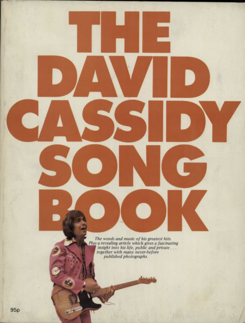 David Cassidy The David Cassidy Song Book UK Promo book (591476) AM1319 David Cassidy The David Cassidy Song Book UK Promo book (591476) AM1319