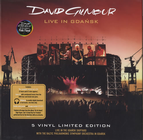 David Gilmour Live In Gdansk Vinyl Box Set UK DGLVXLI463537