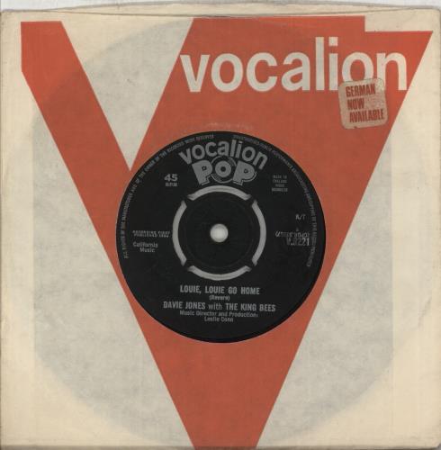 Davie Jones & The Kingbees Liza Jane - 1st + Autographed Photo 7" vinyl single (7 inch record / 45) UK DJK07LI878140