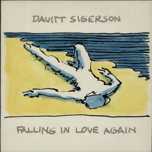 Davitt Sigerson Falling In Love Again vinyl LP album (LP record) UK F2-LPFA610637