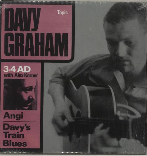 Davy Graham 3/4 A.D. 7" vinyl single (7 inch record / 45) UK DVG07AD679637