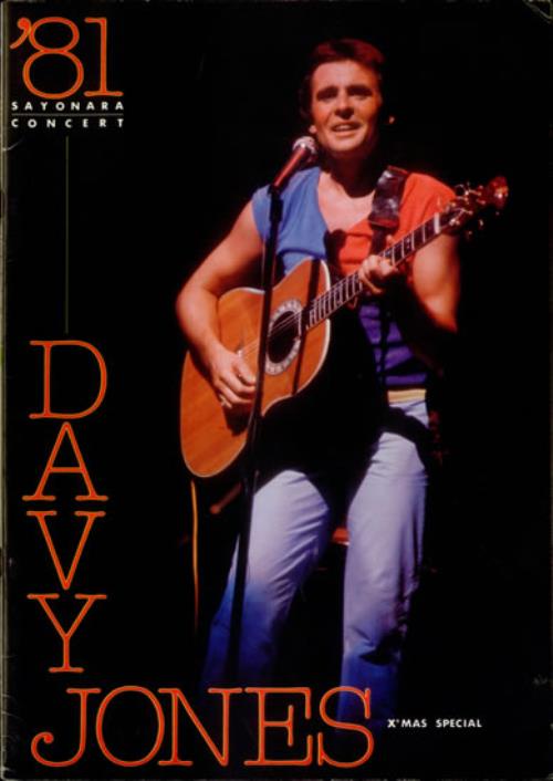 Davy Jones Sayonara Concert tour programme Japanese DVJTRSA540487