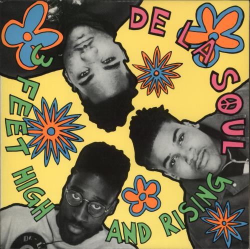 De La Soul 3 Feet High & Rising 2-LP vinyl record set (Double LP Album) US DLS2LFE243470