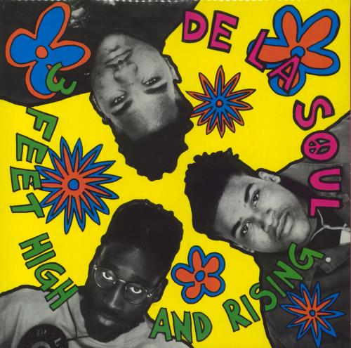 De La Soul 3 Feet High And Rising - Clear Blue, Orange & Green Splatter Vinyl 2-LP vinyl record set (Double LP Album) US DLS2LFE820197