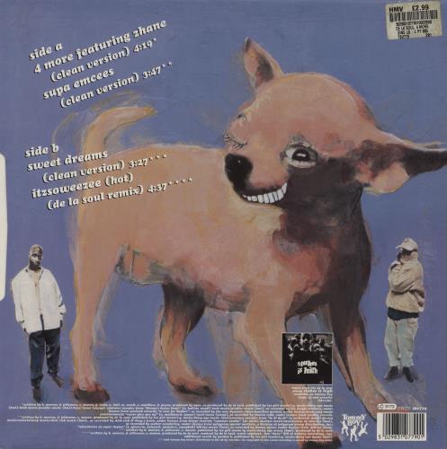 De La Soul 4 More 12" vinyl single (12 inch record / Maxi-single) UK DLS12MO757925