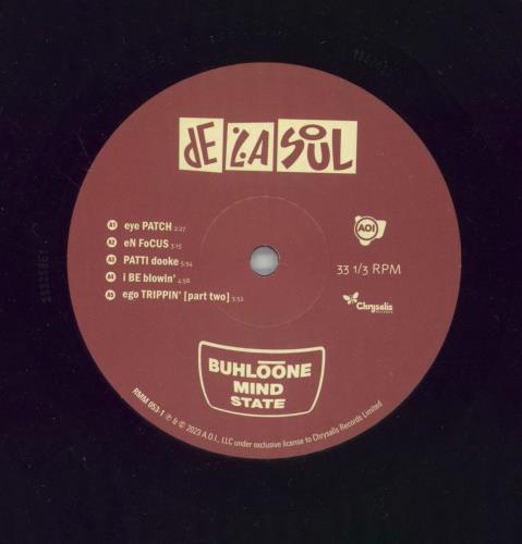 De La Soul Buhloone Mindstate vinyl LP album (LP record) UK DLSLPBU870654