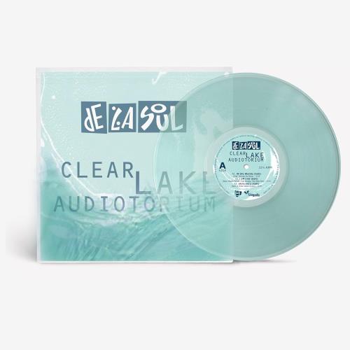 De La Soul Clear Lake Auditorium EP - Clear Green Vinyl - Liquid Gel Sleeve - Sealed 12" vinyl single (12 inch record / Maxi-single) UK DLS12CL859034