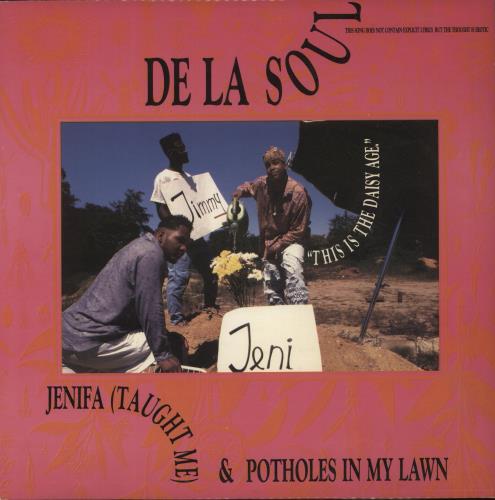 De La Soul Jenifa / Potholes In My Lawn 12" vinyl single (12 inch record / Maxi-single) US DLS12JE869454