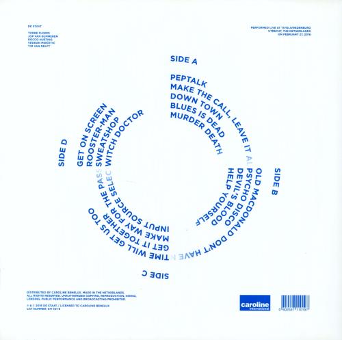 De Staat Live In Utrecht 2-LP vinyl record set (Double LP Album) Dutch 2EG2LLI804761