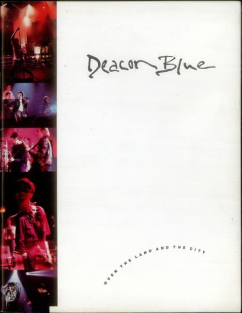 Deacon Blue Over The Land And The City tour programme UK DBLTROV36179