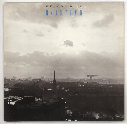 Deacon Blue Raintown - Promo Stamped vinyl LP album (LP record) UK DBLLPRA733517