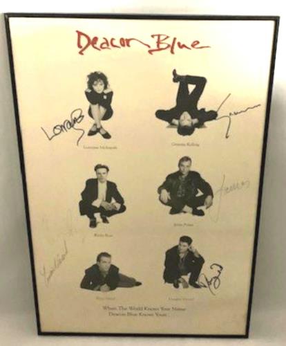 Deacon Blue When The World Knows Your Name Deacon Blue Knows Yours.... memorabilia UK DBLMMWH73553