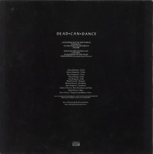 Dead Can Dance Within The Realm Of The Dying Sun - EX vinyl LP album (LP record) UK DCDLPWI128914